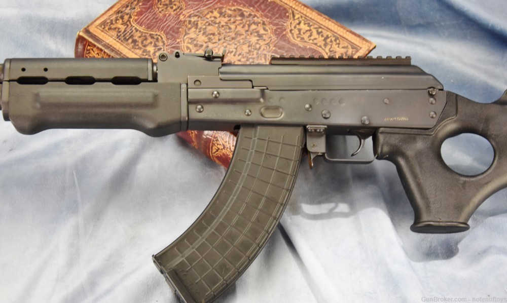 Early Serbian Zastava PAP M70 Tactical AK-47 Rifle 7.62x39 Palm Swell AK47-img-1