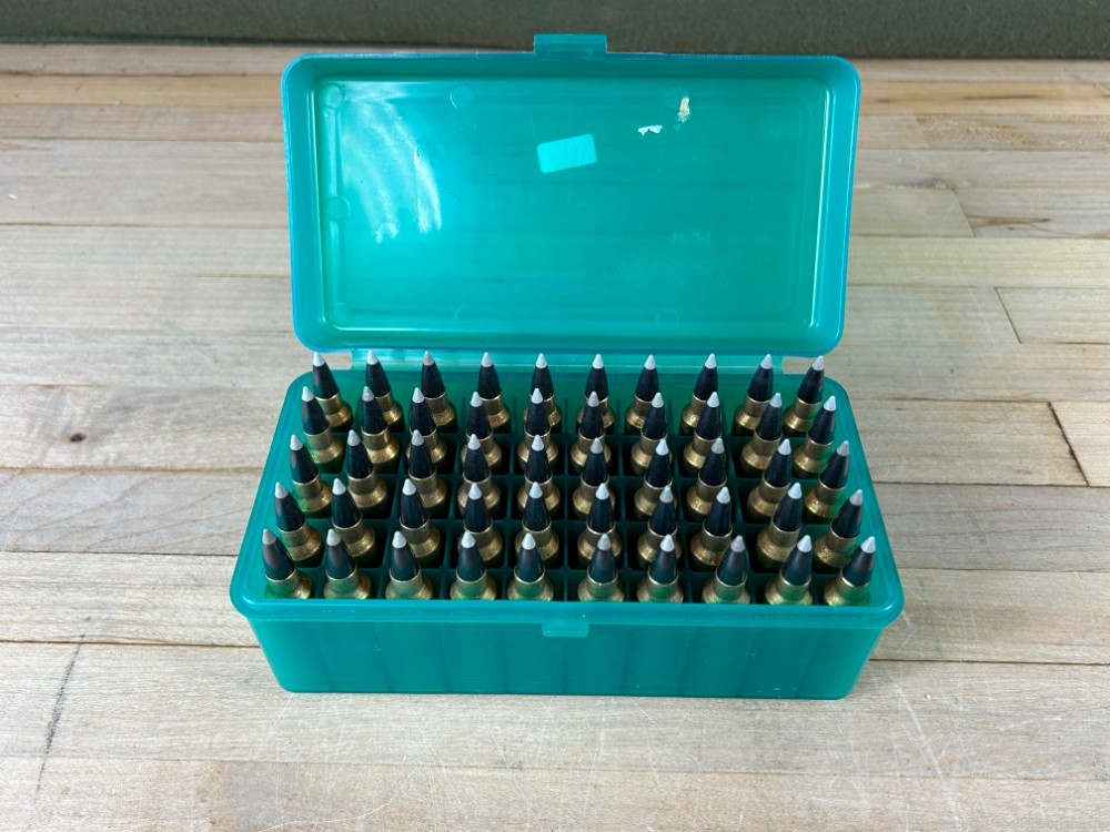 .300 Winchester WSM Rifle Ammo (50 Rounds) Brass Case $1 Start Estate-img-1