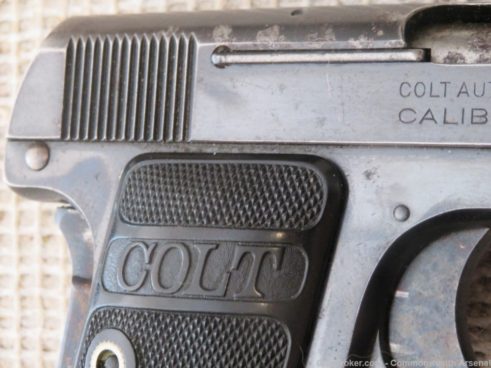 Prohibition Era Colt Model 1908 Vest-Pocket Pistol .25 1922-img-5