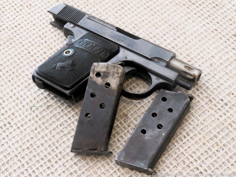Prohibition Era Colt Model 1908 Vest-Pocket Pistol .25 1922-img-16