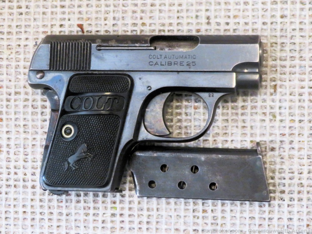 Prohibition Era Colt Model 1908 Vest-Pocket Pistol .25 1922-img-0
