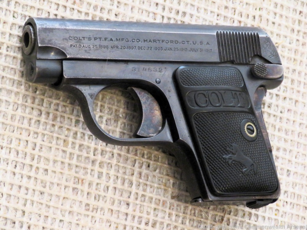 Prohibition Era Colt Model 1908 Vest-Pocket Pistol .25 1922-img-17
