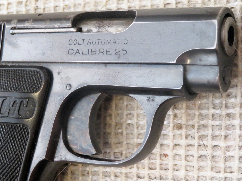 Prohibition Era Colt Model 1908 Vest-Pocket Pistol .25 1922-img-3