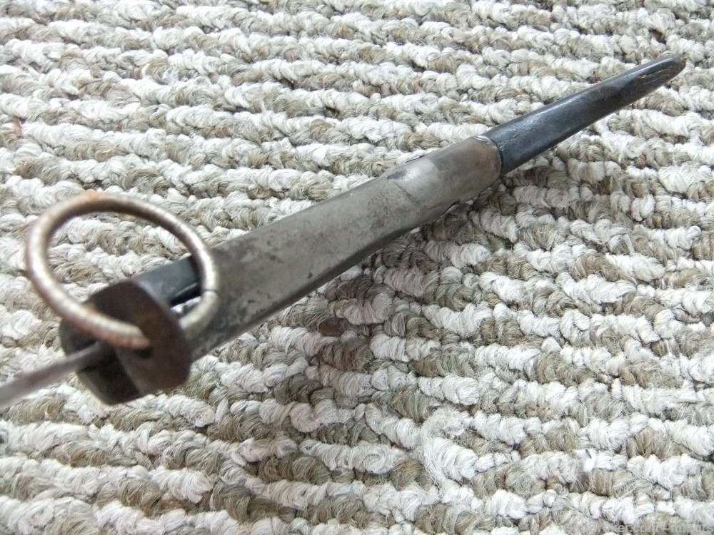  Philippine ?  Antique Pruning  Hook Folding  Knife  Bring back Engraved  -img-10
