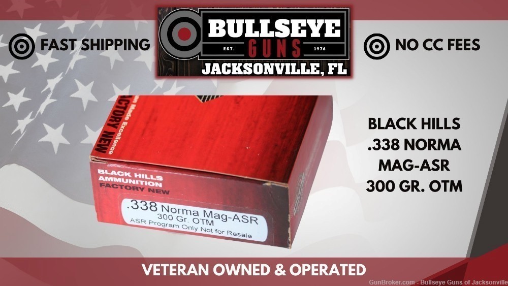 338 Norma Mag Black Hills 300gr. OTM Ammo-img-0