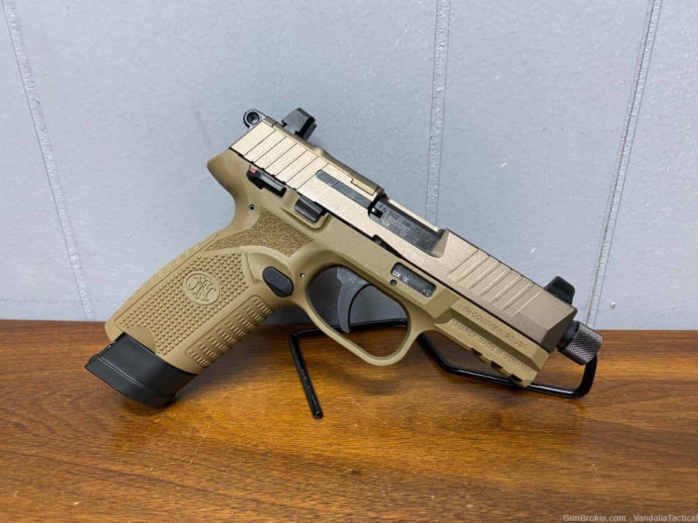 FN 502 Tactical 22LR FDE w/ Original Box & Extra Mag *Excellent Condition*-img-2