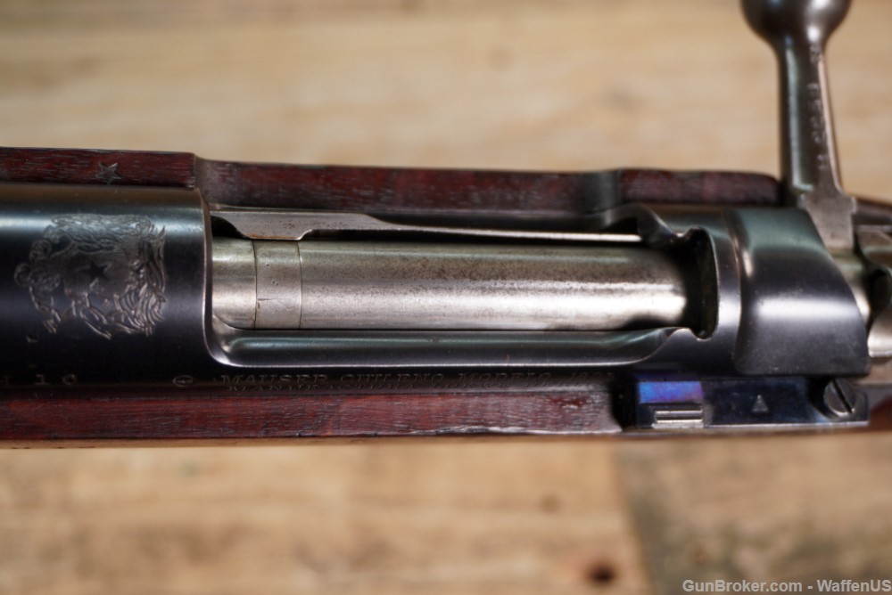 Mauser 1895 Chilean ANTIQUE Loewe Berlin SERIAL #H10 exc bore 7x57mm German-img-45