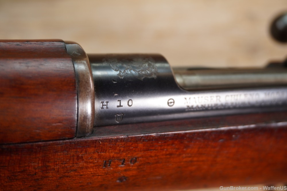 Mauser 1895 Chilean ANTIQUE Loewe Berlin SERIAL #H10 exc bore 7x57mm German-img-26