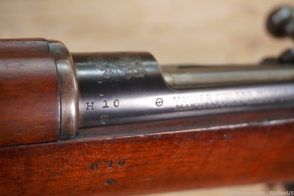 Mauser 1895 Chilean ANTIQUE Loewe Berlin SERIAL #H10 exc bore 7x57mm German-img-27