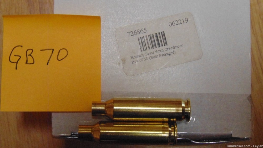 Hornady Rifle Brass for 6mm Creedmore-img-0