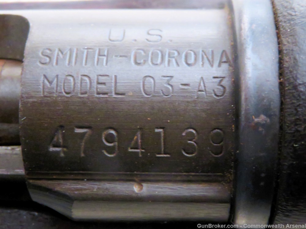 All-WW2 US M-1903A3 .30-06 Springfield Rifle 03-A3 Smith Corona 1943-img-36