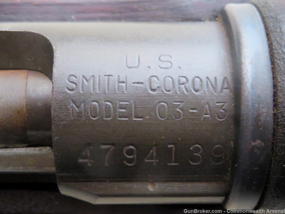 All-WW2 US M-1903A3 .30-06 Springfield Rifle 03-A3 Smith Corona 1943-img-35