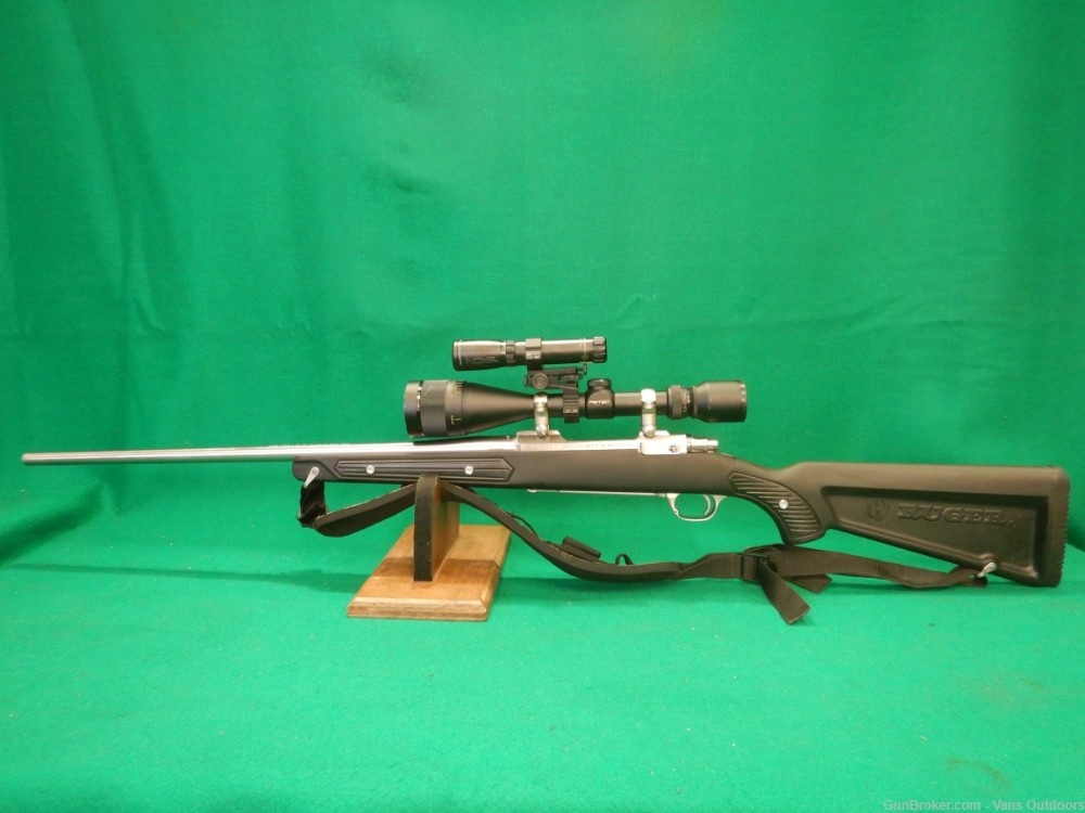 Ruger M77 MKII All Weather Paddle Stock 270 Win Rifle W/ Scope/Laser-img-4