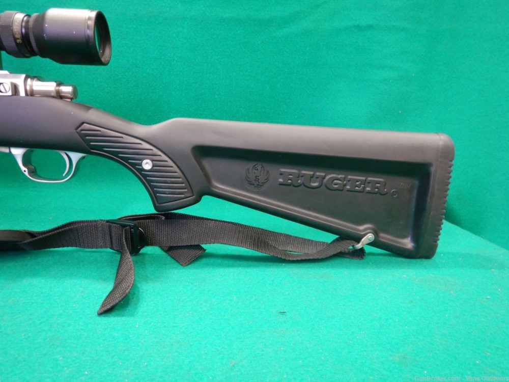 Ruger M77 MKII All Weather Paddle Stock 270 Win Rifle W/ Scope/Laser-img-5
