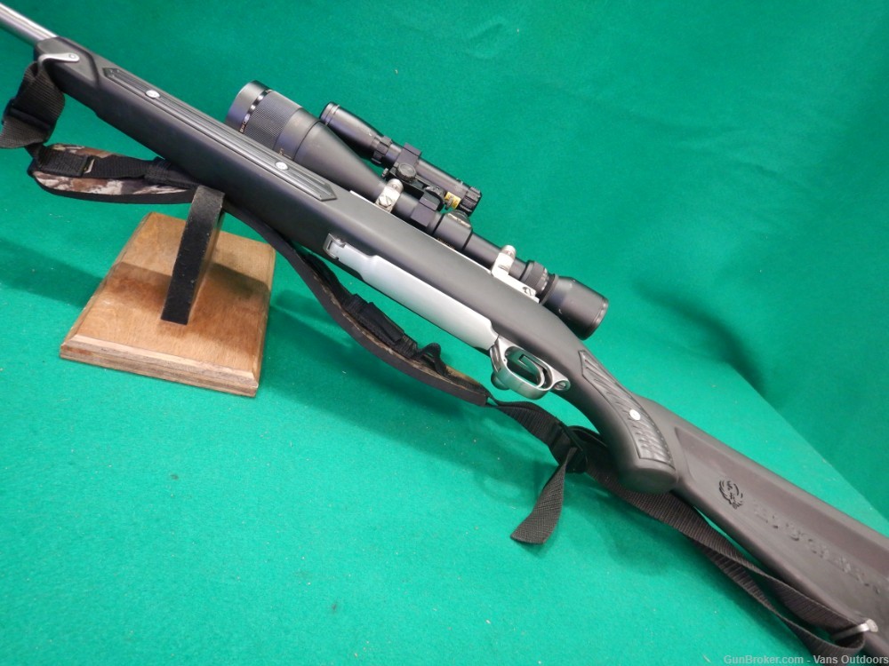 Ruger M77 MKII All Weather Paddle Stock 270 Win Rifle W/ Scope/Laser-img-8