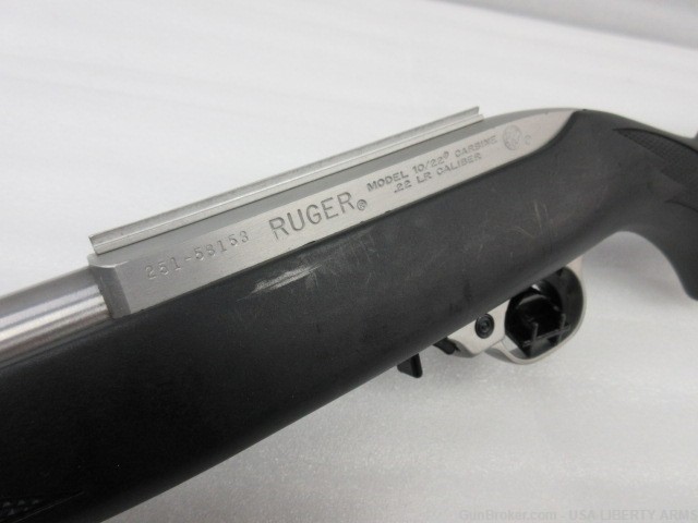 Ruger 10/22 Carbine 22LR Stainless With Skeleton Zytel Paddle Stock 10-22-img-11