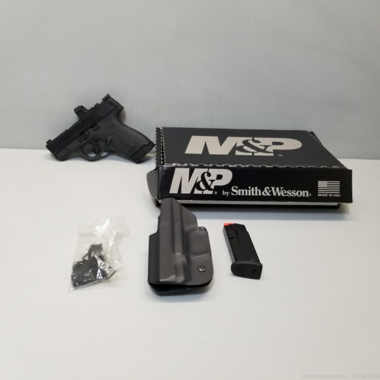 Smith & Wesson M&P9 Shield Plus Night Sights W/Romeo Zero Elite & Holster -img-9