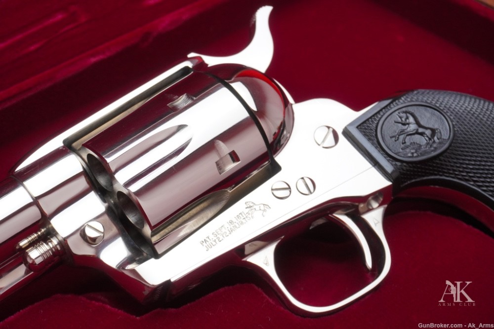 2011 Colt Custom Shop SAA Nickel .45 Colt *175TH ANNIVERSARY MODEL*-img-3