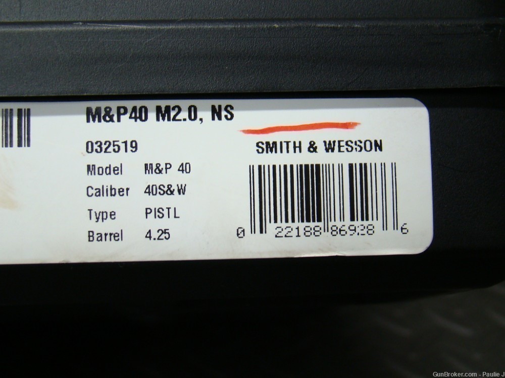 Smith & Wesson M&P 40s&w 2.0 LE trade-img-9