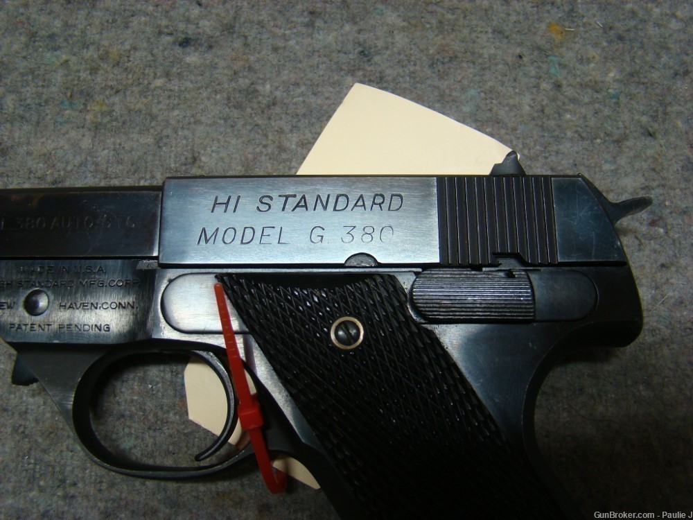 High Standard Model G 380 acp low production-img-10