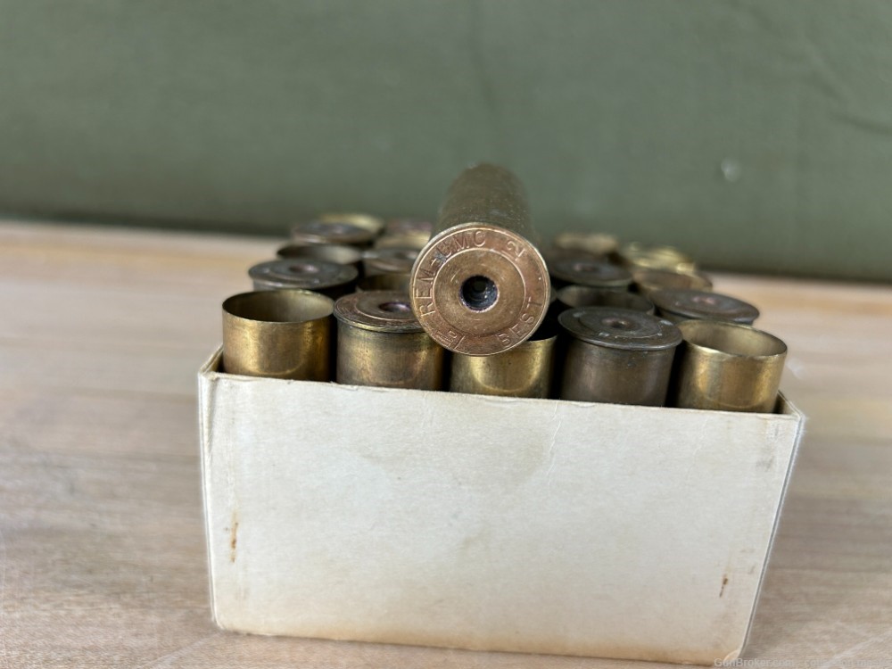 12 GA Gauge Brass Shotgun Shell Hulls Remington UMC Used Vintage Estate  -img-3