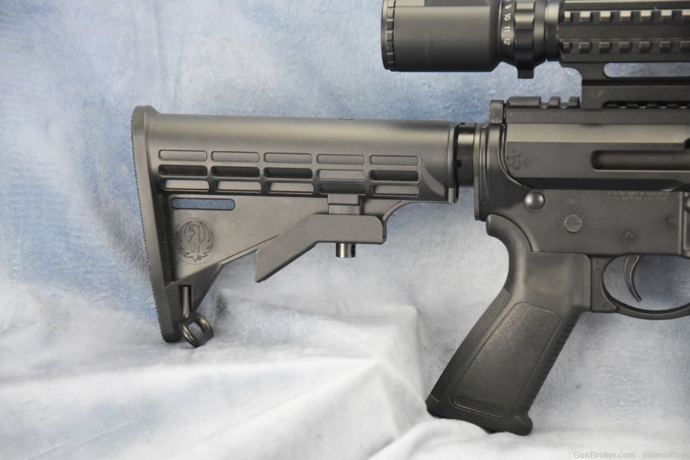 Very UPGRADED Ruger 556 .300 blackout 16" Stainless barrel Side Charger-img-10