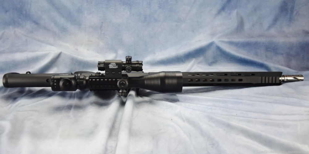 Very UPGRADED Ruger 556 .300 blackout 16" Stainless barrel Side Charger-img-36