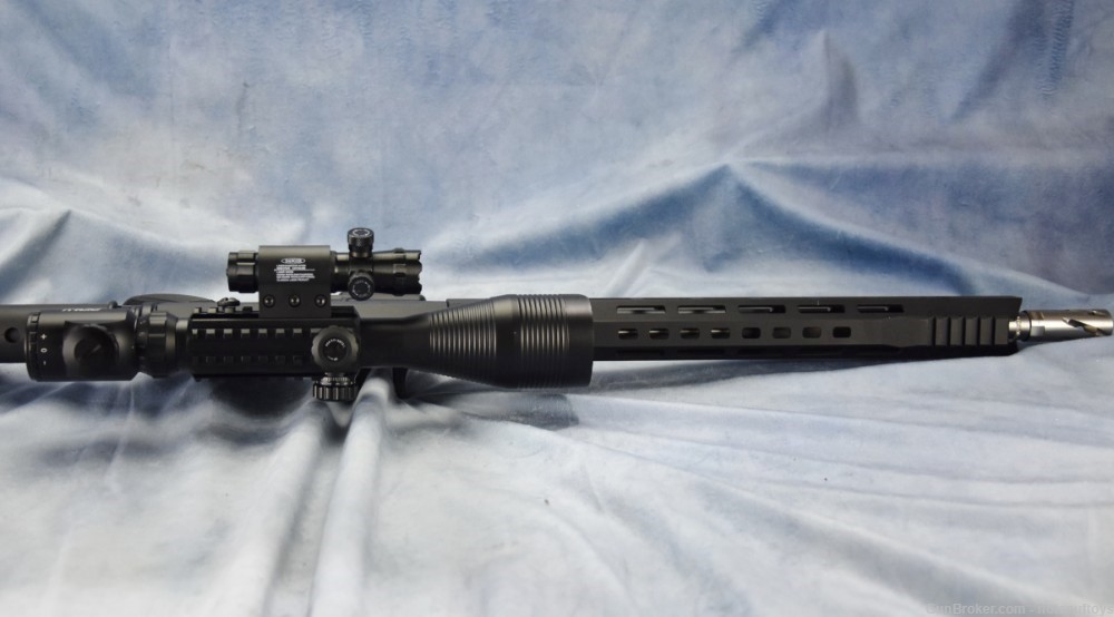 Very UPGRADED Ruger 556 .300 blackout 16" Stainless barrel Side Charger-img-37