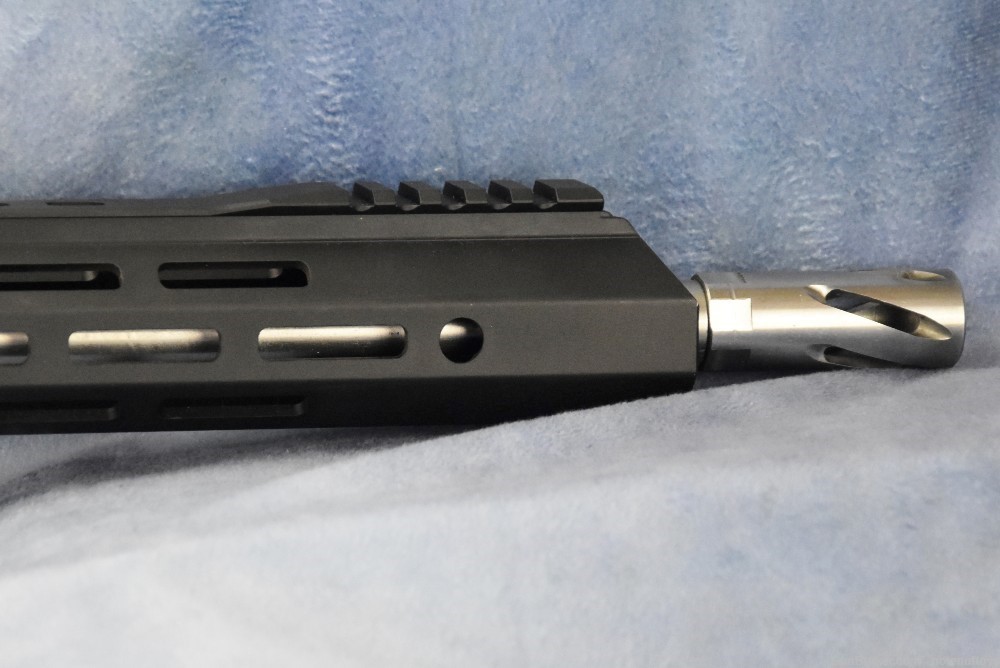 Very UPGRADED Ruger 556 .300 blackout 16" Stainless barrel Side Charger-img-7