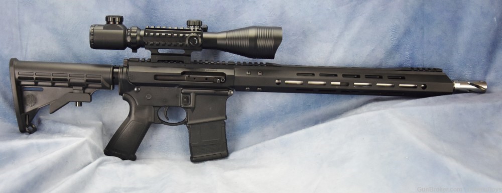 Very UPGRADED Ruger 556 .300 blackout 16" Stainless barrel Side Charger-img-40