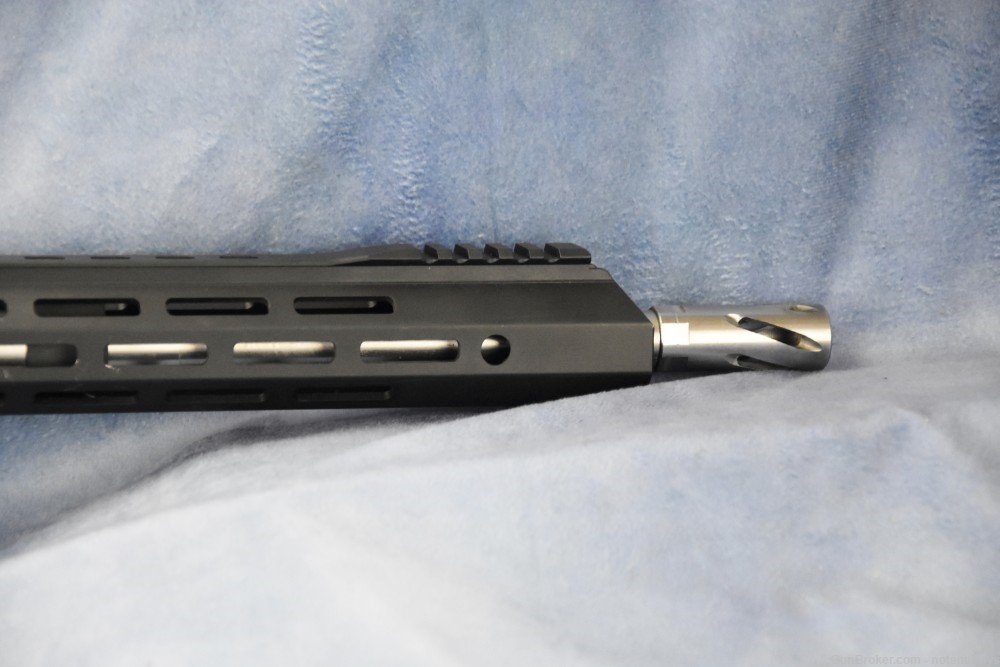 Very UPGRADED Ruger 556 .300 blackout 16" Stainless barrel Side Charger-img-8