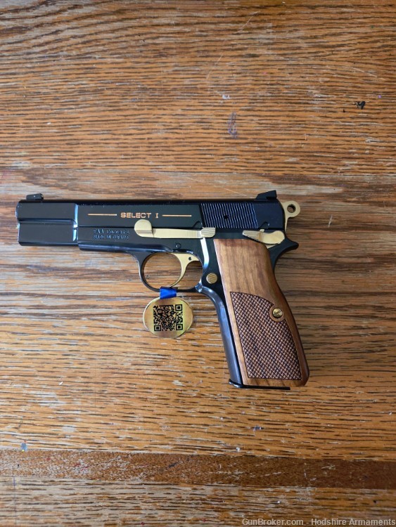 EAA Girsan Model MCP35 DELUXE Pistol 9MM HIGH POWER GOLD P35-img-1