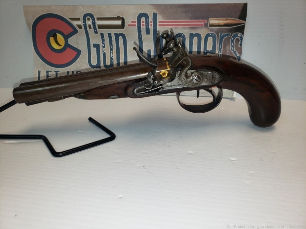 DOUBLE BARREL FLINTLOCK "GRIERSON GUN MAKER TO HIS MAJESTY"-img-0