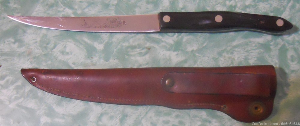 CUTCO Fillet Knife/leather sheath-img-0