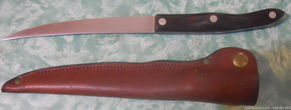 CUTCO Fillet Knife/leather sheath-img-1