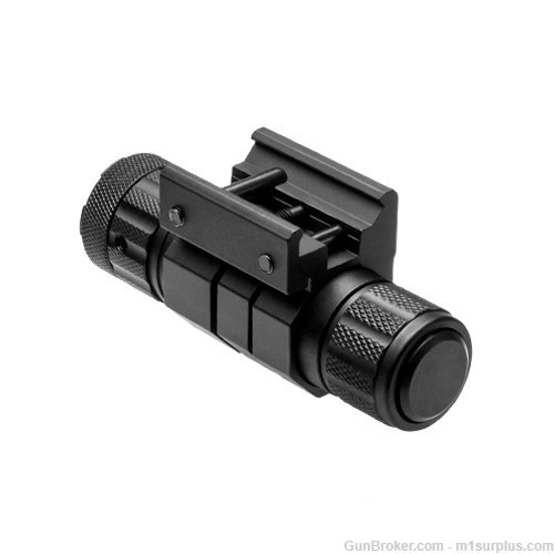 Tactical Green Laser Adjustable Aiming Sight w/ Rail Mount fits Keymod Slot-img-2