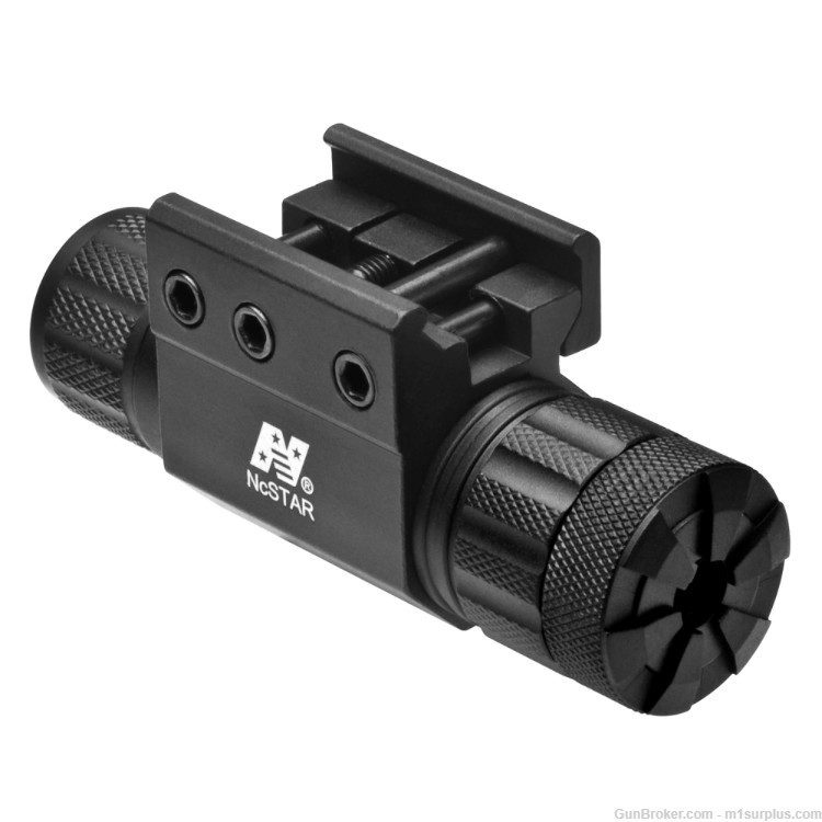 Tactical Green Laser Adjustable Aiming Sight w/ Rail Mount fits Keymod Slot-img-3