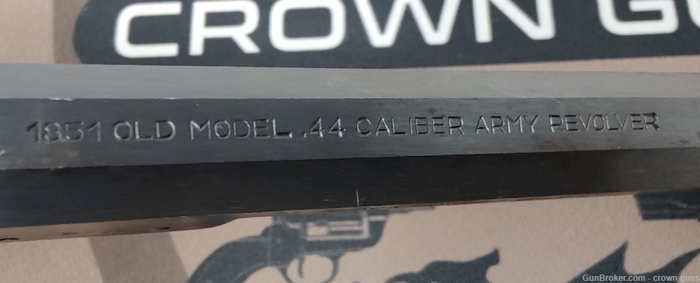 DART Model 1851 44 caliber Army Revolver, Italian Made, Black Powder -img-5