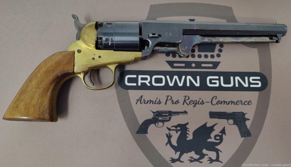 DART Model 1851 44 caliber Army Revolver, Italian Made, Black Powder -img-2