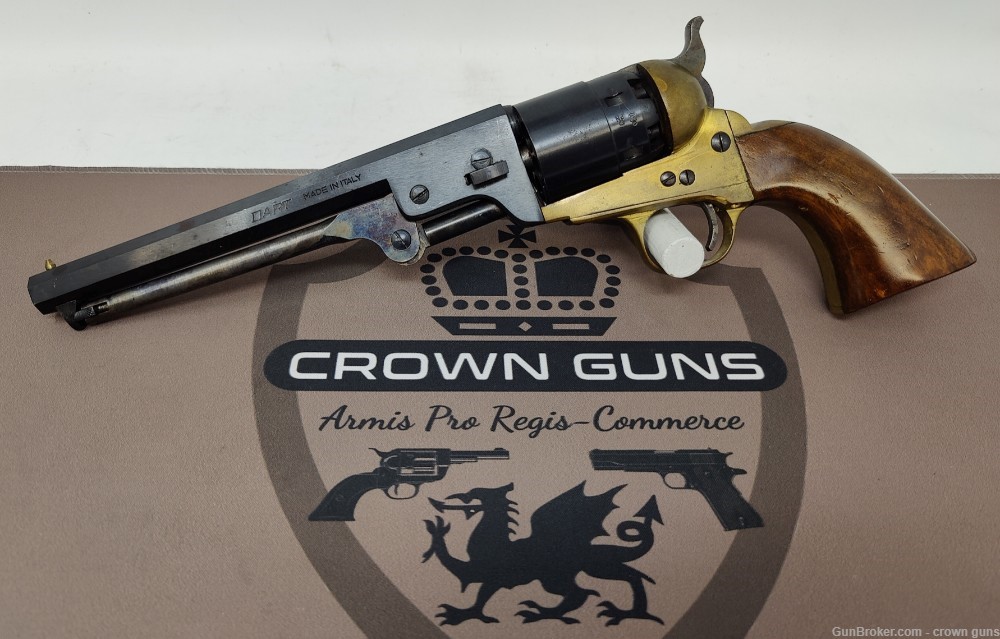 DART Model 1851 44 caliber Army Revolver, Italian Made, Black Powder -img-0