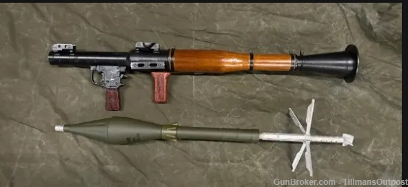 Demilled RPG-7 with INERT 85MM PG-7 HEAT Rocket-img-0