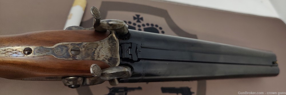 Pedersoli Howdah Black Powder Pistol, 58 cal., Model HP2214, Italian Made-img-6