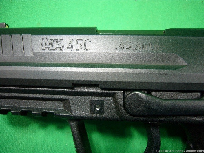 HK 45C Compact/V1 .45 ACP  DA/SA Night Sights-img-3