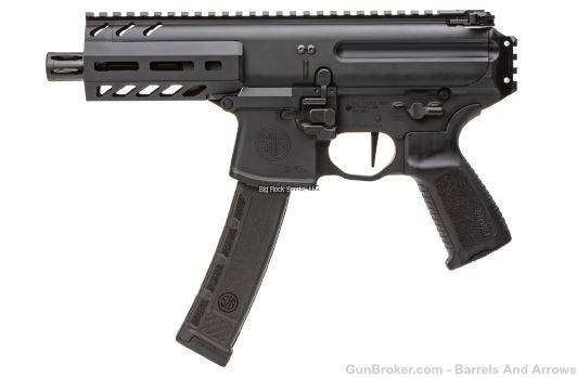 Sig Sauer PMPX-4B-9-NB MPX Semi Auto Pistol, 9MM, 4.5" BBL, Black -img-0