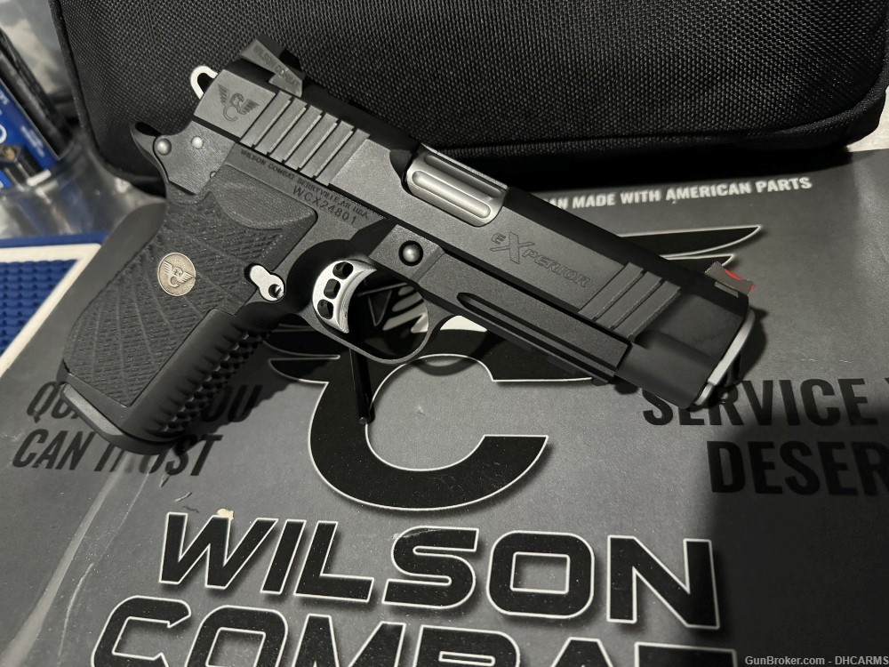 NIB Wilson Combat Experior Commander DS - Black with Stainless Parts-img-5