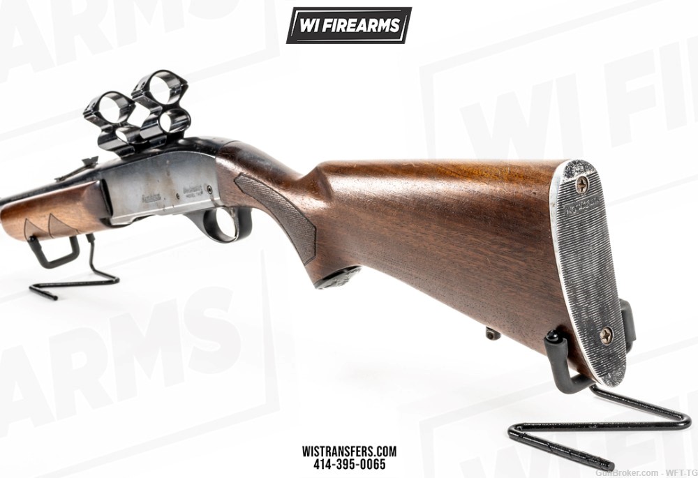 Remington Model 740 Woodsmaster with Scope Rings (No Magazine Included)-img-4