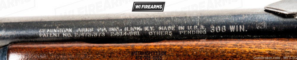 Remington Model 740 Woodsmaster with Scope Rings (No Magazine Included)-img-7