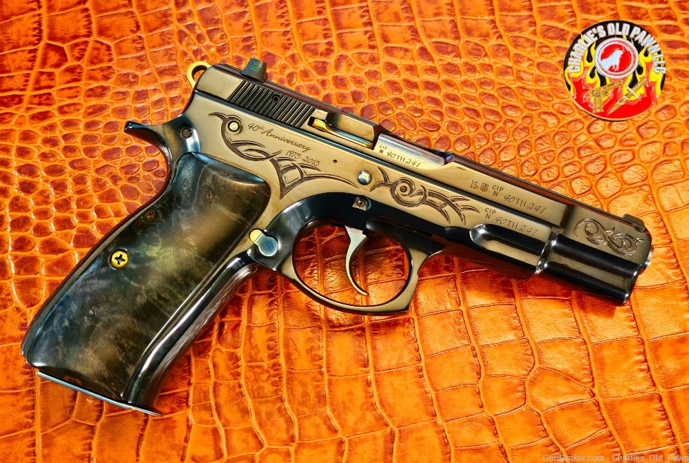 CZ 75 B ANNIVERSARY 9MM LIMITED EDITION 40TH ANNIVERSARY MODEL #241 OF 999-img-14