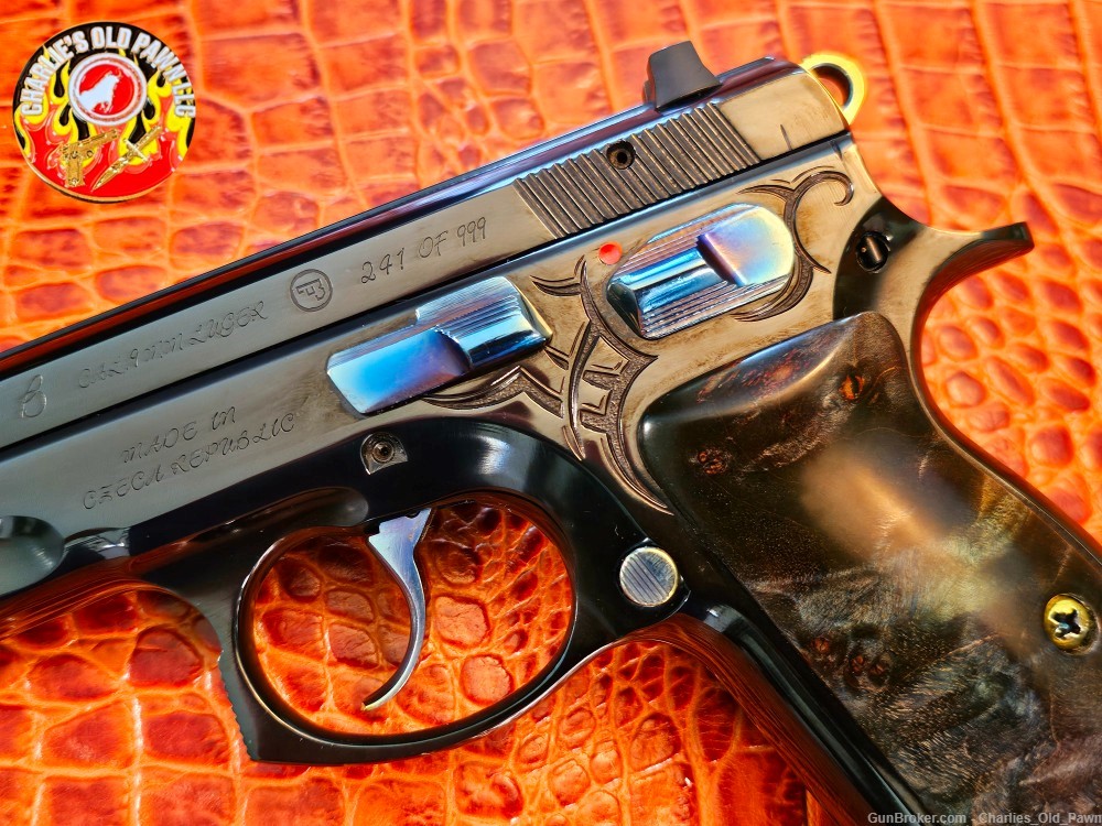 CZ 75 B ANNIVERSARY 9MM LIMITED EDITION 40TH ANNIVERSARY MODEL #241 OF 999-img-7