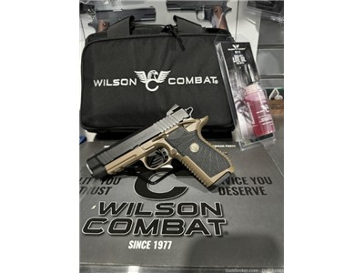NIB Wilson Combat Experior Commander DS - 9mm - 2Tone Black/FDE